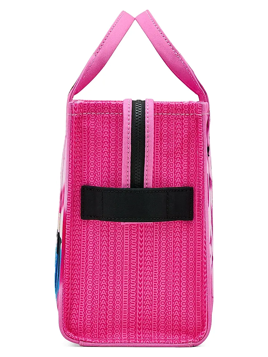 Marc Jacobs Women's The City Medium Miami Cotton-Blend Tote Bag | Thumbnail 6 Marc Jacobs Women's The City Medium Miami Cotton-Blend Tote Bag | Thumbnail 6