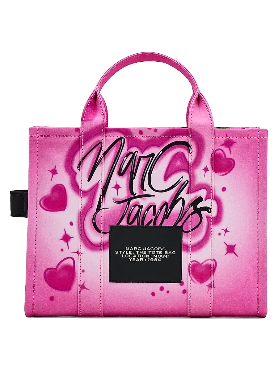 Marc Jacobs Women's The City Medium Miami Cotton-Blend Tote Bag | Thumbnail 8 Marc Jacobs Women's The City Medium Miami Cotton-Blend Tote Bag | Thumbnail 8