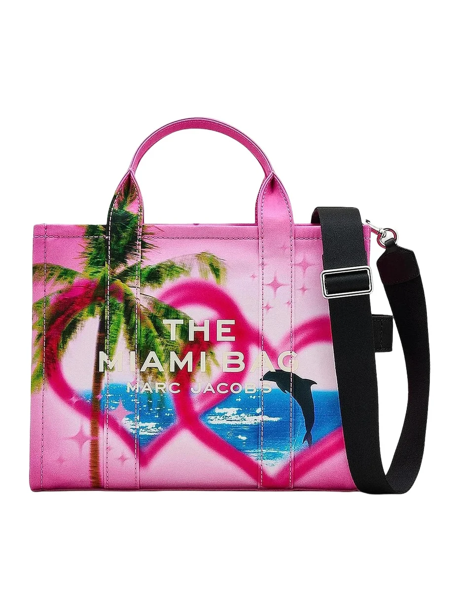 Women's The City Medium Miami Cotton-Blend Tote Bag Women's The City Medium Miami Cotton-Blend Tote Bag