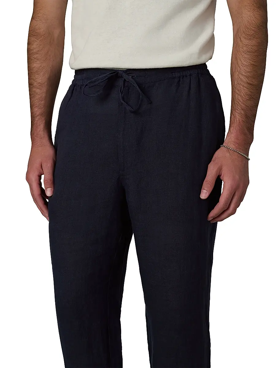 Joe's Jeans Men's Linen Drawstring Straight-Leg Pants | Thumbnail 6 Joe's Jeans Men's Linen Drawstring Straight-Leg Pants | Thumbnail 6
