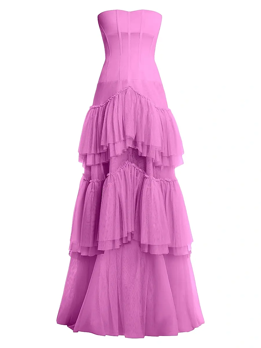 Women's Strapless Corset Gown Women's Strapless Corset Gown