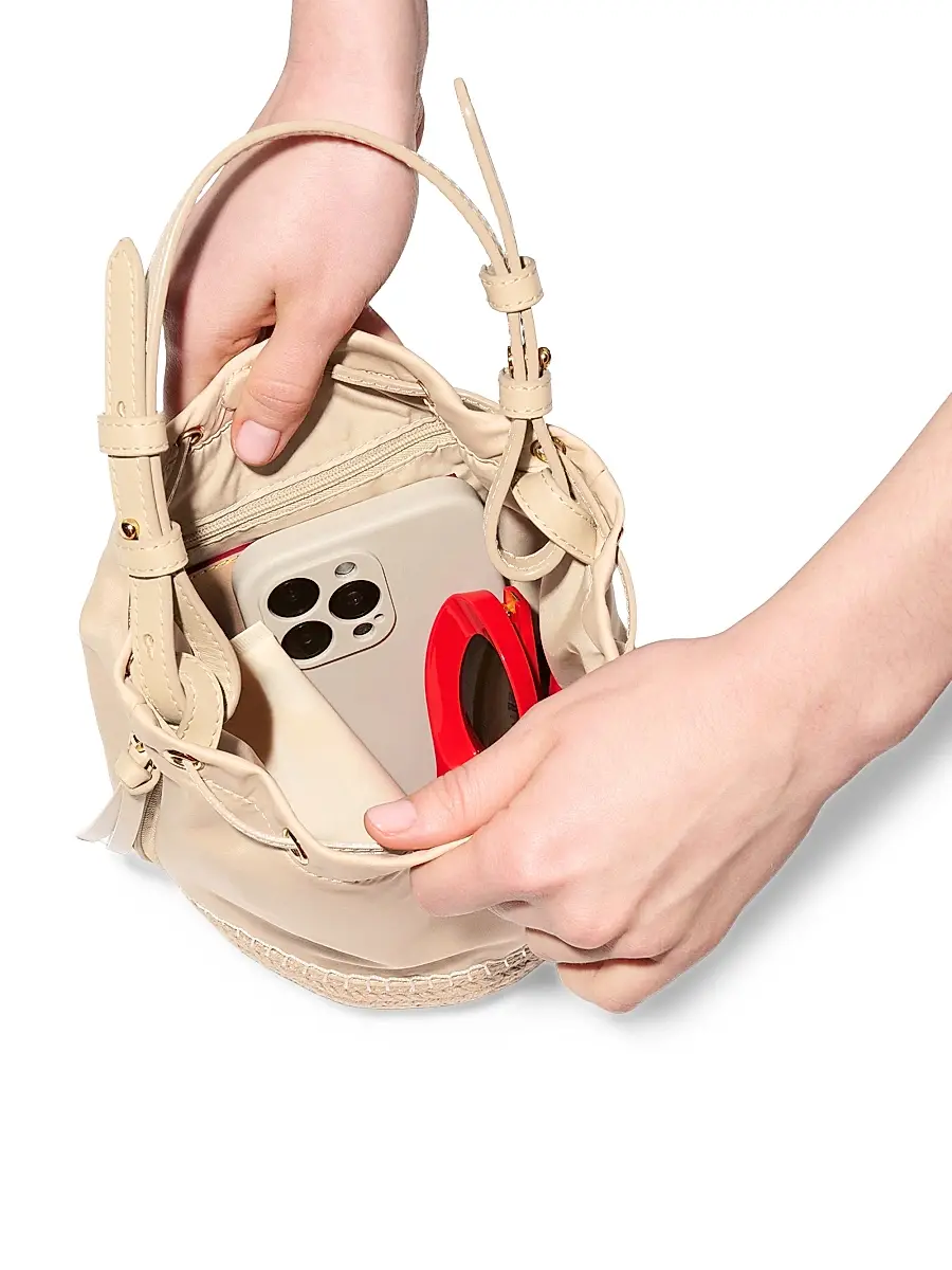 MZ Wallace Women's Waverly Espadrille Bucket Bag | Thumbnail 3 MZ Wallace Women's Waverly Espadrille Bucket Bag | Thumbnail 3