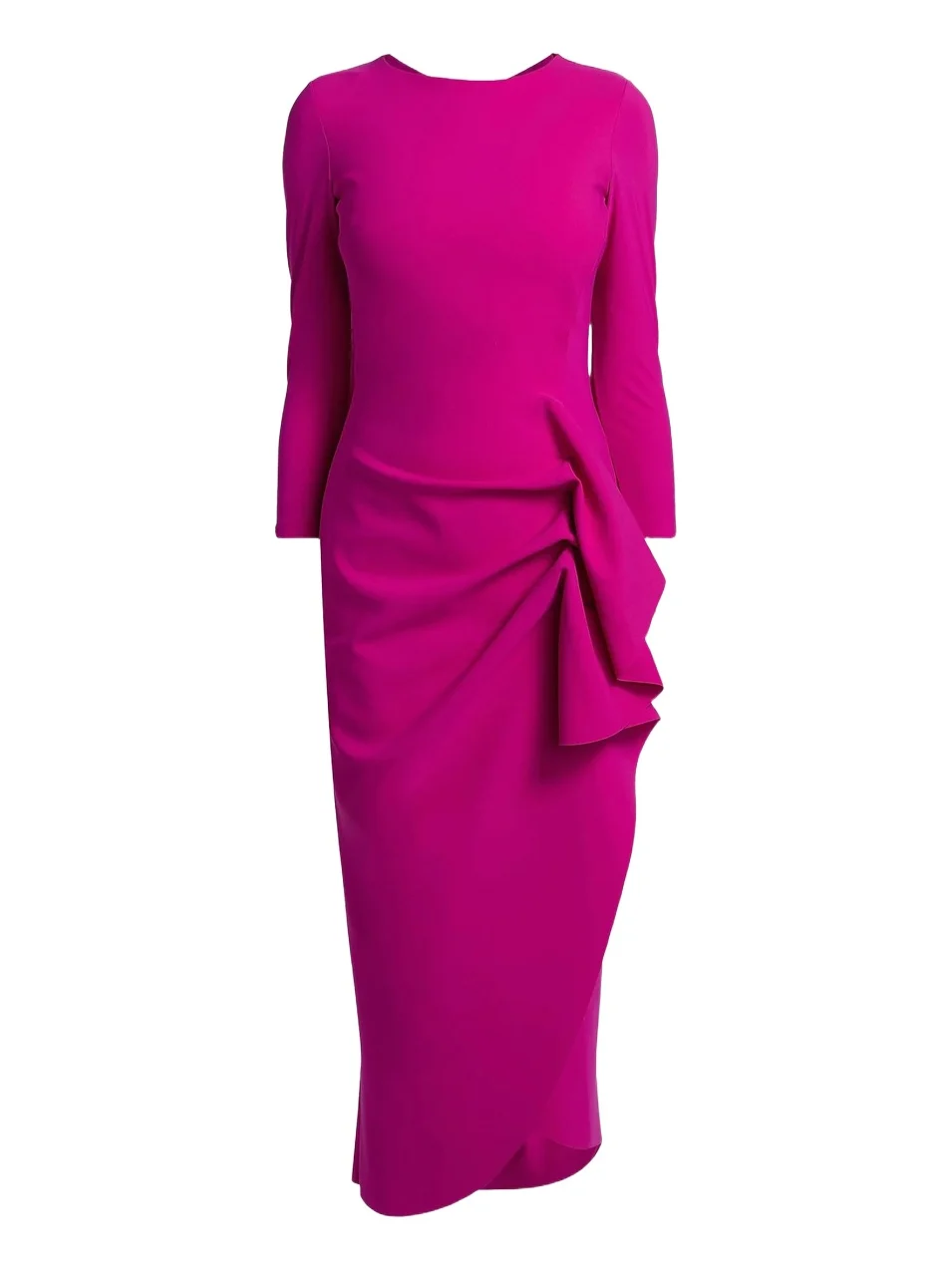 Women's Gathered Side Midi-Dress Women's Gathered Side Midi-Dress