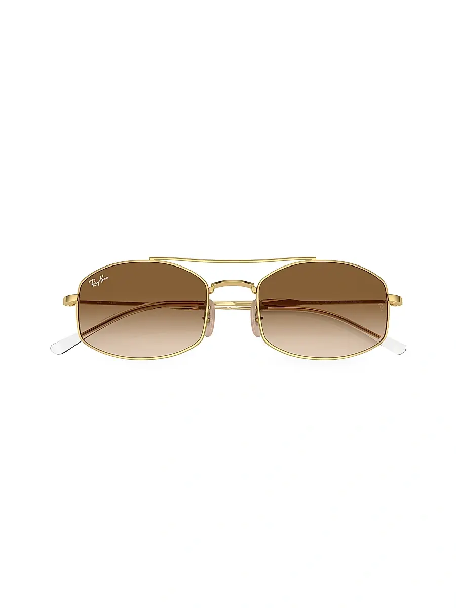 Ray-Ban Women's RB3719 54MM Oval Sunglasses | Thumbnail 6
