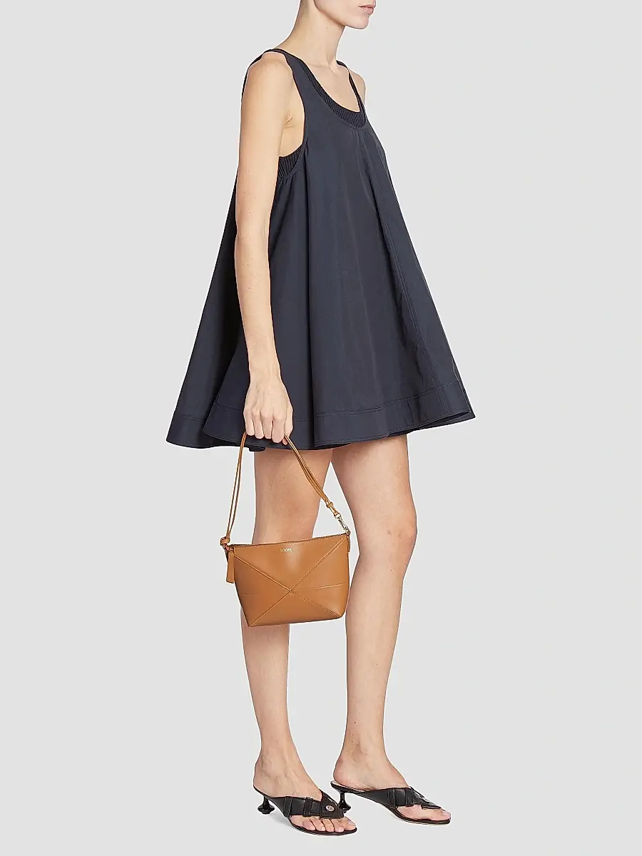 LOEWE Women's Puzzle Fold Leather Shoulder Bag - Warm Desert | Thumbnail 2 LOEWE Women's Puzzle Fold Leather Shoulder Bag - Warm Desert | Thumbnail 2