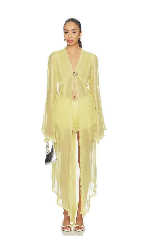 AMOR MIA Mistress Chiffon Robe | Thumbnail 2
