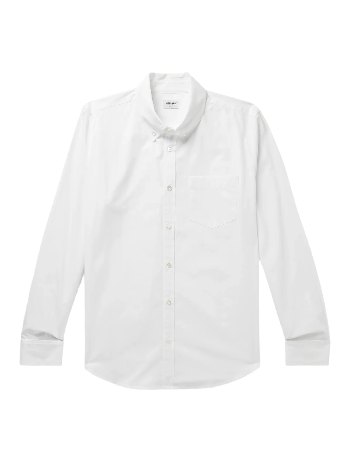 Button-Down Collar Cotton-Poplin Shirt - Men Button-Down Collar Cotton-Poplin Shirt - Men