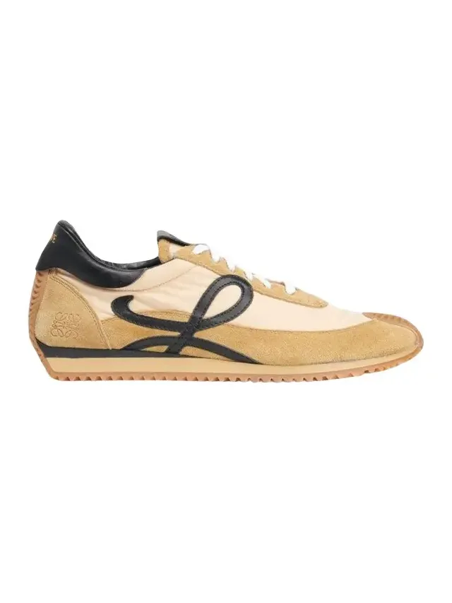 Men's Flow Runner 2.0 Nylon and Suede Sneakers Men's Flow Runner 2.0 Nylon and Suede Sneakers