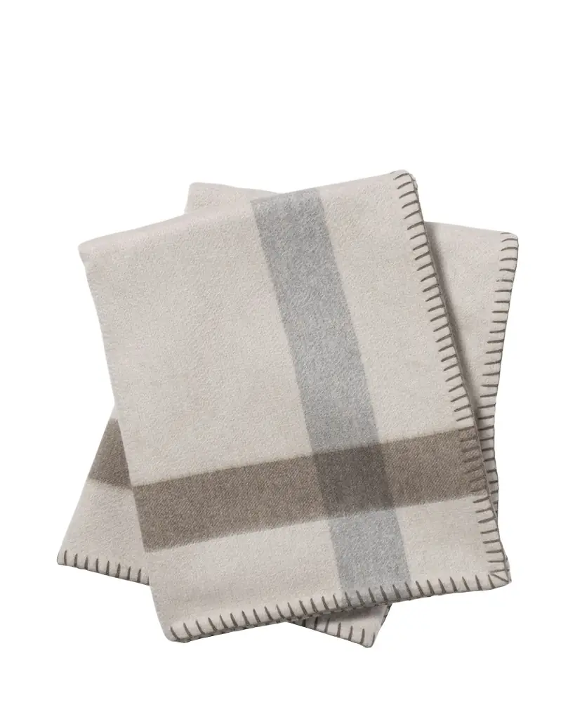 Sofia Cashmere Double-Face Cashmere Throw Blanket, 56" x 72"