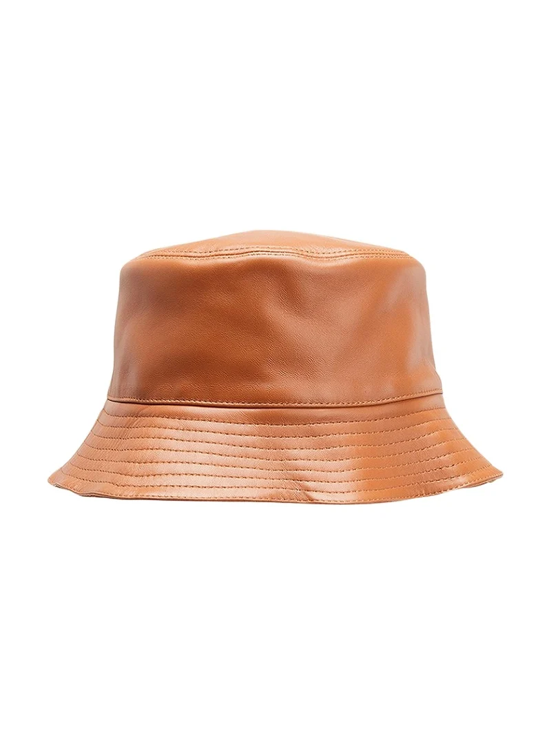 Loewe Fisherman Zip Leather Bucket Hat
