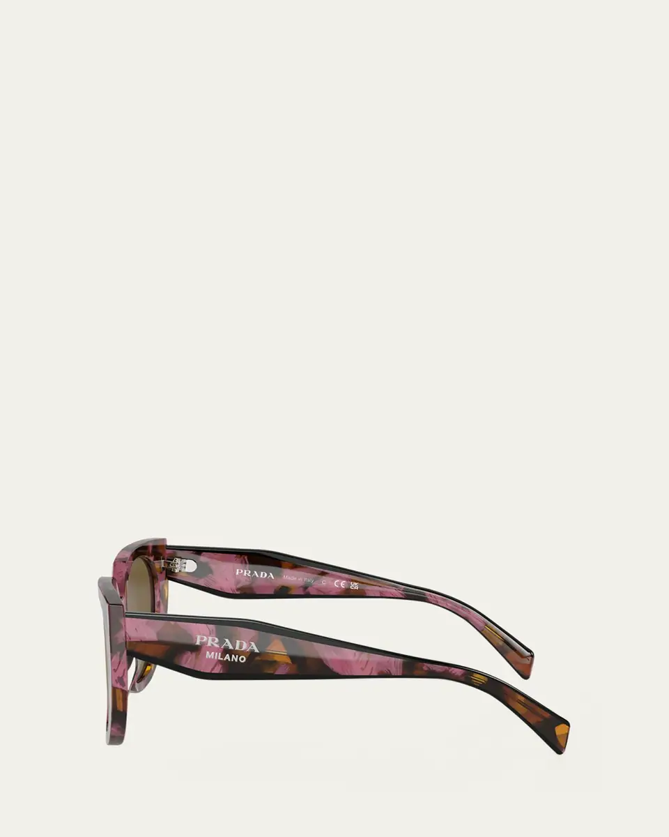 Prada Two-Tone Acetate Cat-Eye Sunglasses | Thumbnail 3