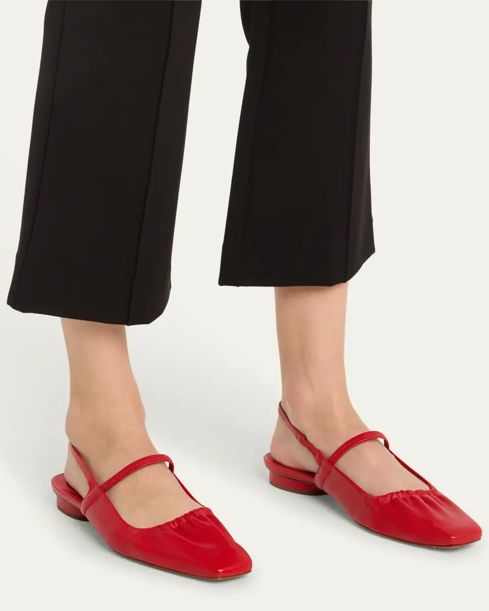 Vince Venice Leather Slingback Ballerina Flats | Thumbnail 6 Vince Venice Leather Slingback Ballerina Flats | Thumbnail 6