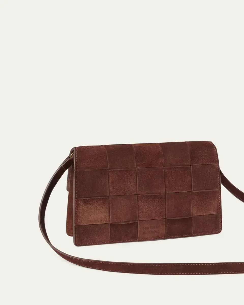 Loeffler Randall Delphine Woven Suede Crossbody Bag | Thumbnail 2