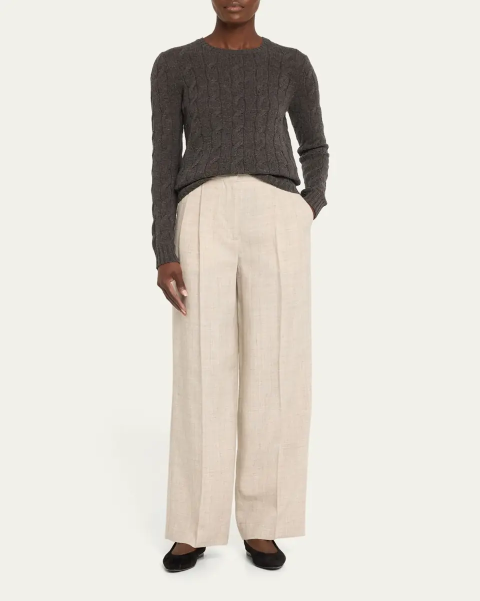 Ralph Lauren Collection Classic Cable Cashmere Sweater | Thumbnail 2