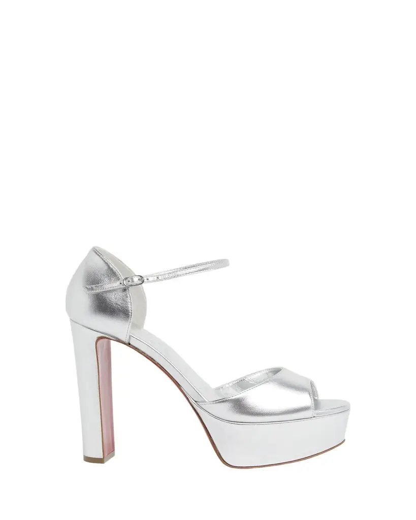 Christian Louboutin 130mm Sandaloo Metallic Platform Sandals