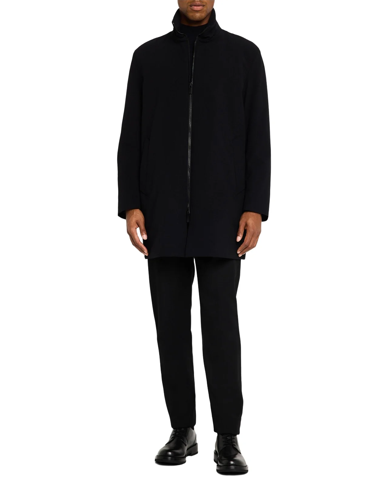 Men's Crepe Wool Topcoat