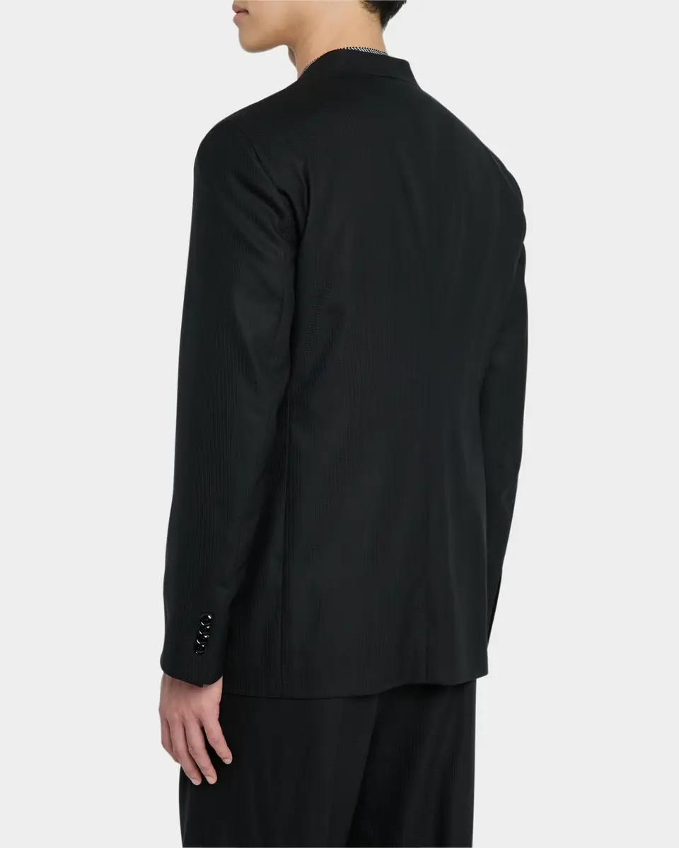 Giorgio Armani Men's Upton Double-Breasted Suit | Thumbnail 2 Giorgio Armani Men's Upton Double-Breasted Suit | Thumbnail 2