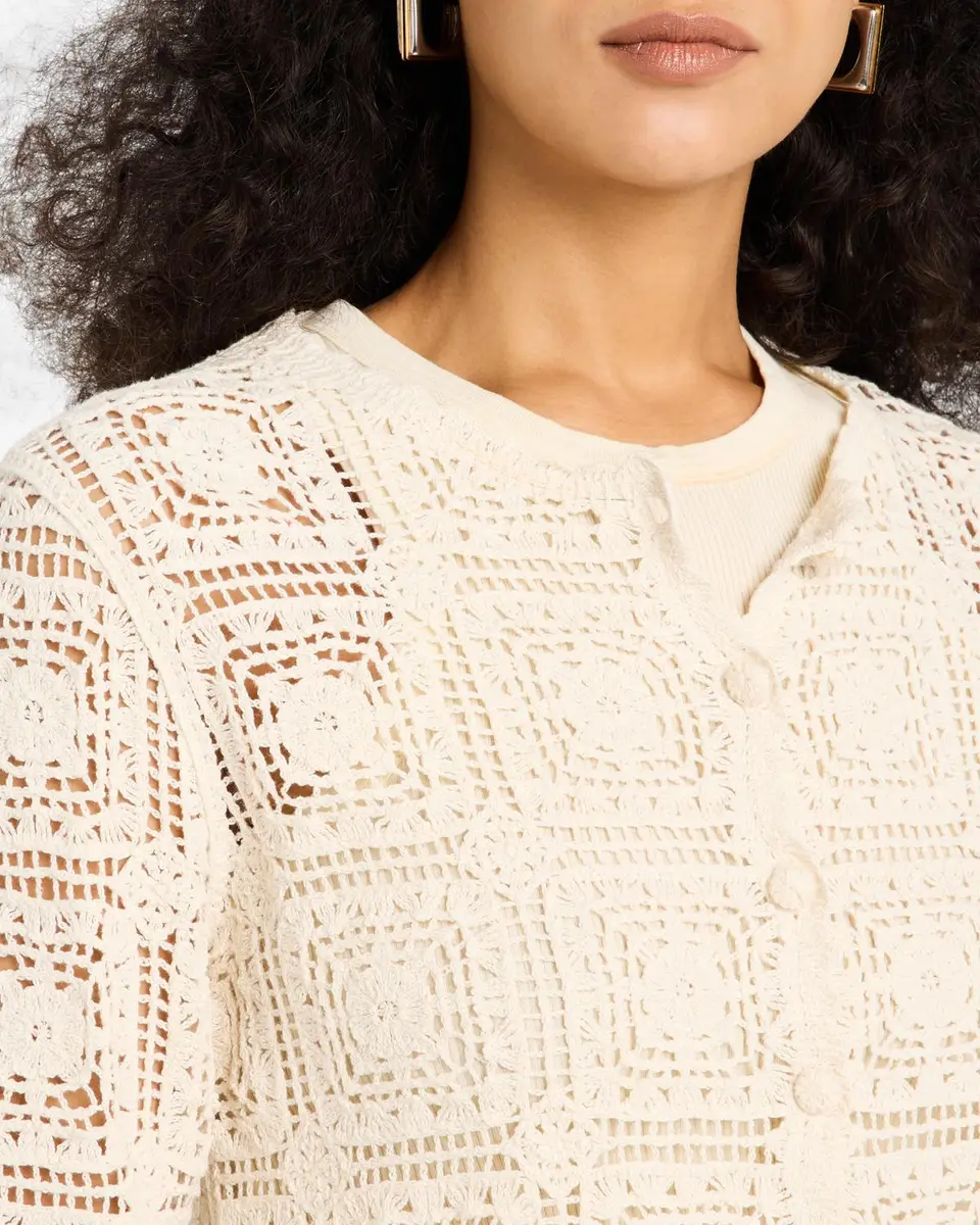 Frame The Crochet Cardigan | Thumbnail 6 Frame The Crochet Cardigan | Thumbnail 6