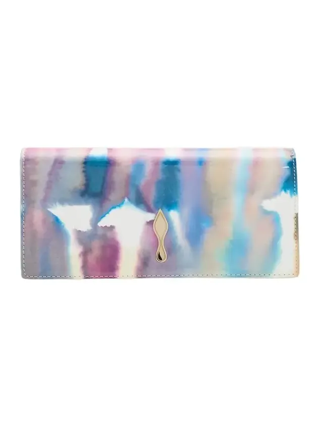 Bettina Tie Dye Wallet on Chain in Leather Bettina Tie Dye Wallet on Chain in Leather