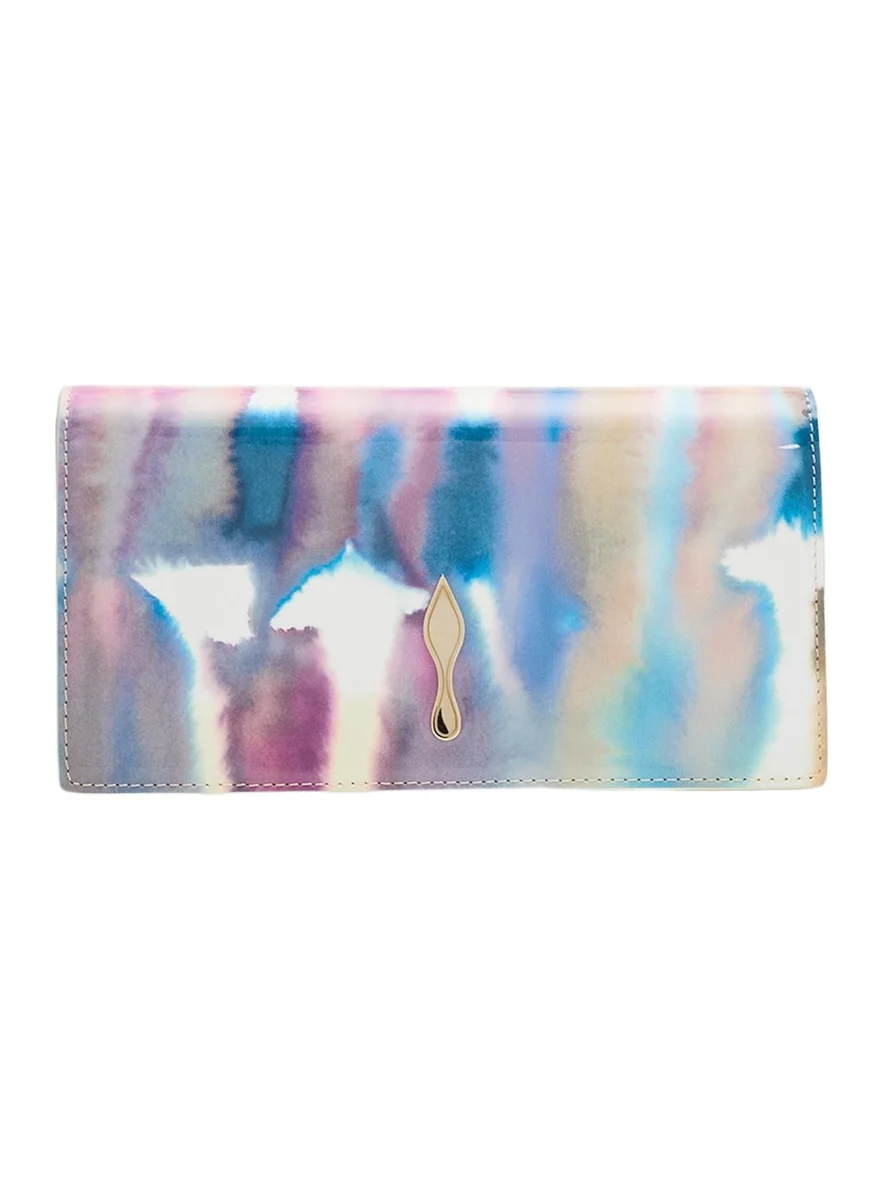 Bettina Tie Dye Wallet on Chain in Leather Bettina Tie Dye Wallet on Chain in Leather