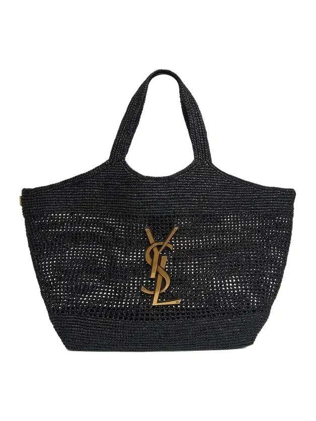 Icare Medium Crochet Raffia Tote Bag Icare Medium Crochet Raffia Tote Bag