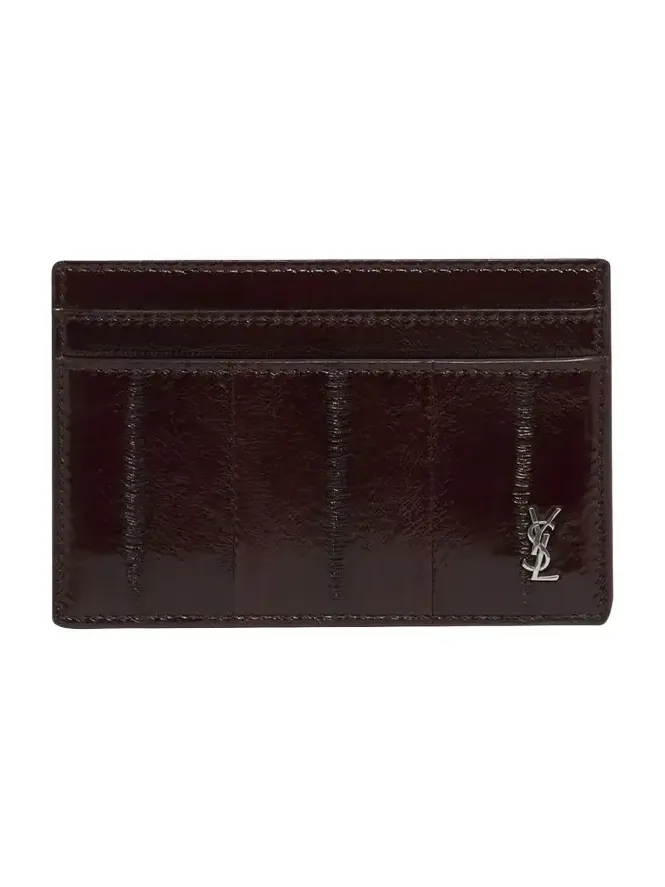 Men's Tiny Cassandre Leather Card Case