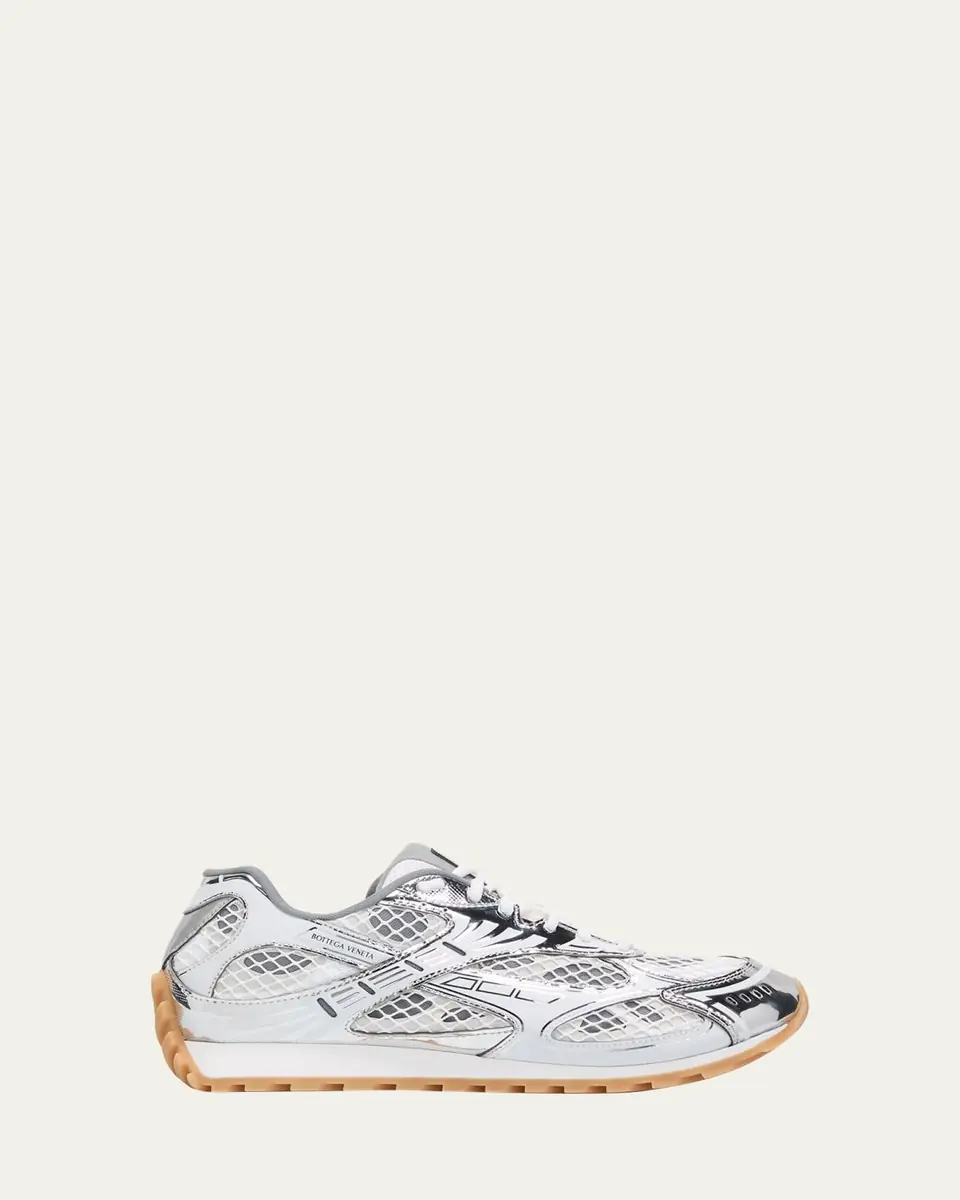 Bottega Veneta Men's Orbit Technical Fishnet Sneakers | Thumbnail 16 Bottega Veneta Men's Orbit Technical Fishnet Sneakers | Thumbnail 16