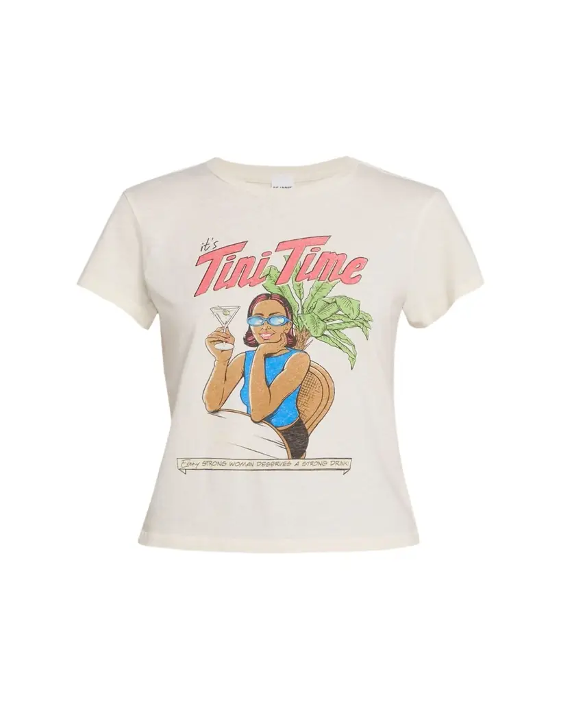 RE/DONE Classic Crewneck Graphic Tee | Image 1 RE/DONE Classic Crewneck Graphic Tee | Image 1