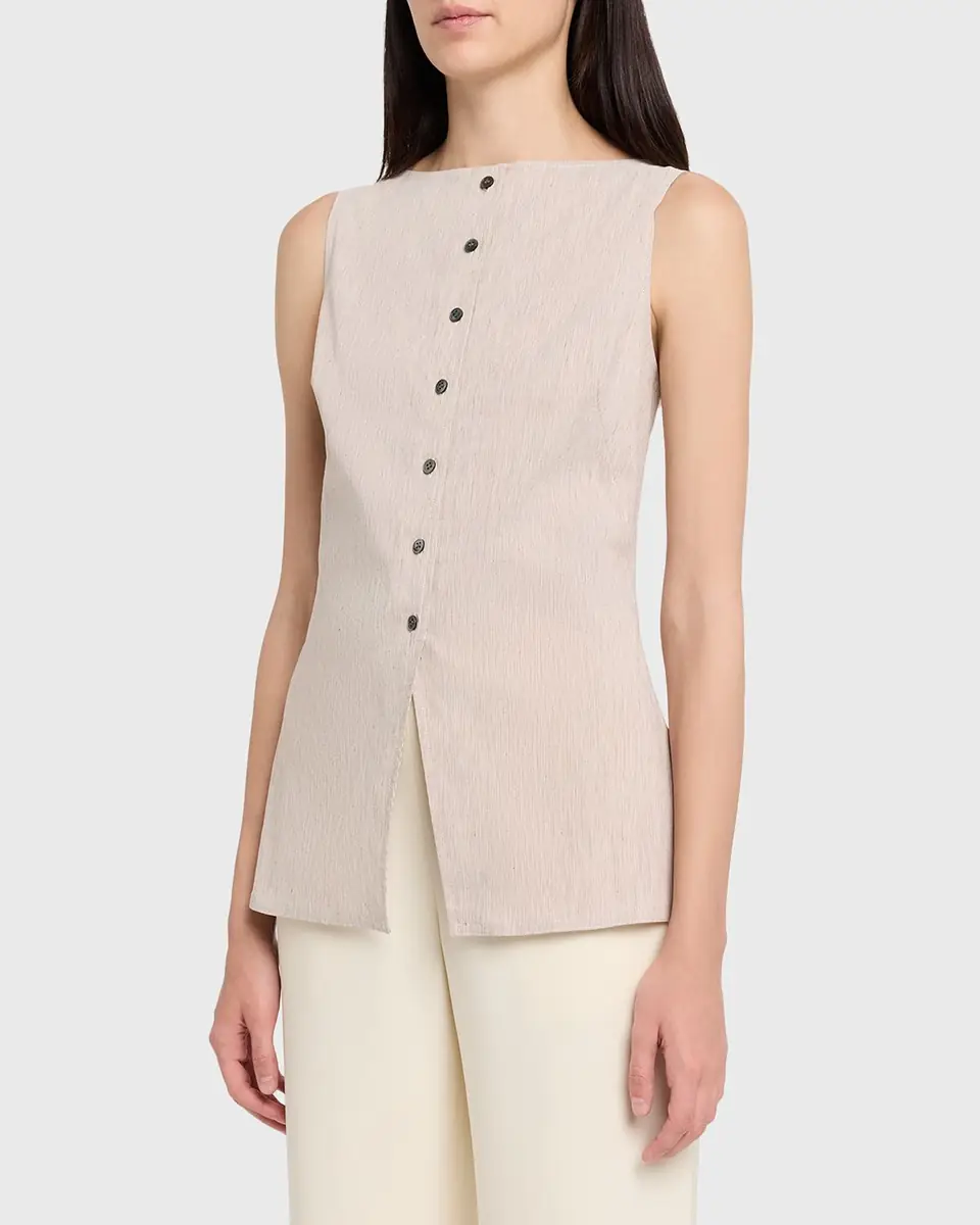 Theory Boat-Neck Cutaway Vest | Thumbnail 3