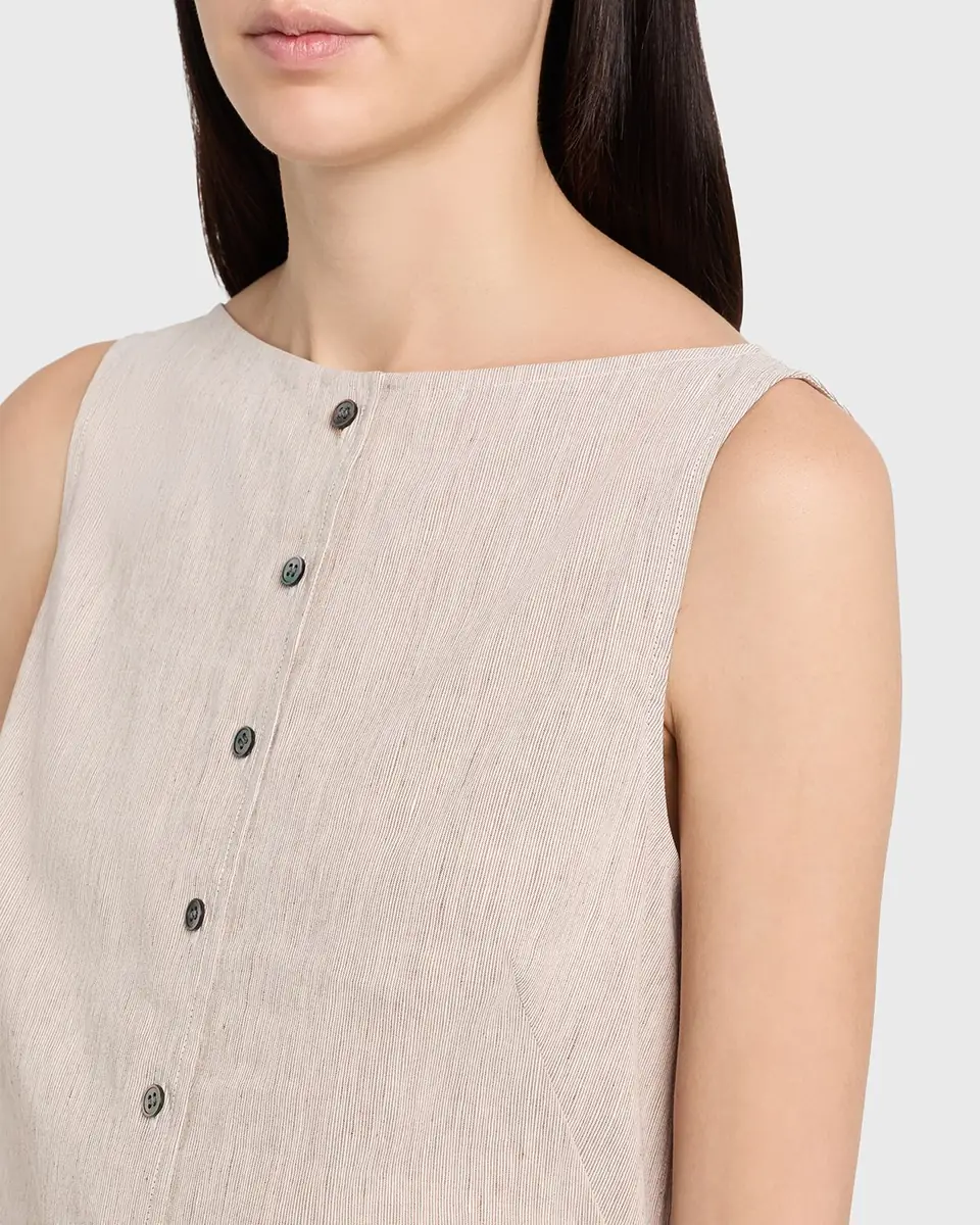 Theory Boat-Neck Cutaway Vest | Thumbnail 4