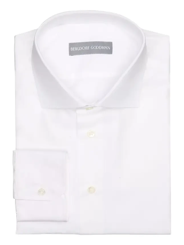 Men's Cotton Poplin Solid Dress Shirt