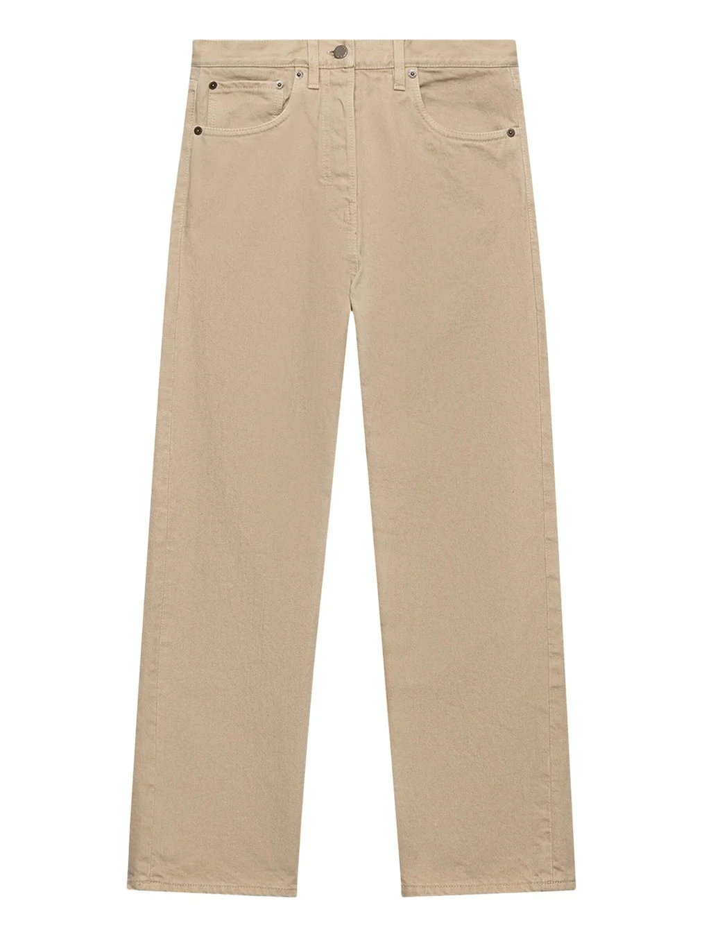 Relaxed Straight-Leg Denim Jeans