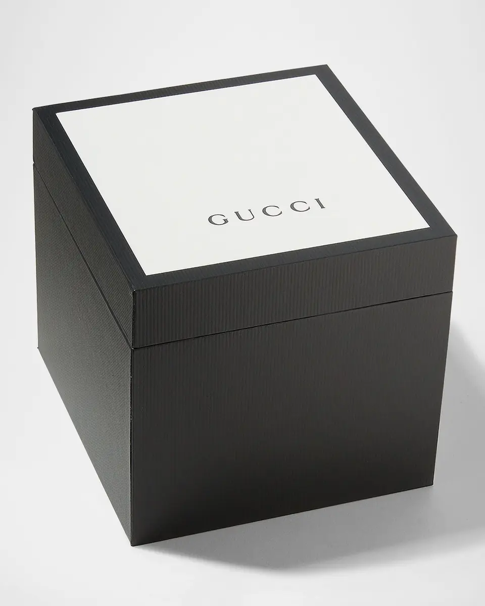 Gucci 42mm Signature Bee Automatic Bracelet Watch with Black Onyx Dial | Thumbnail 5 Gucci 42mm Signature Bee Automatic Bracelet Watch with Black Onyx Dial | Thumbnail 5