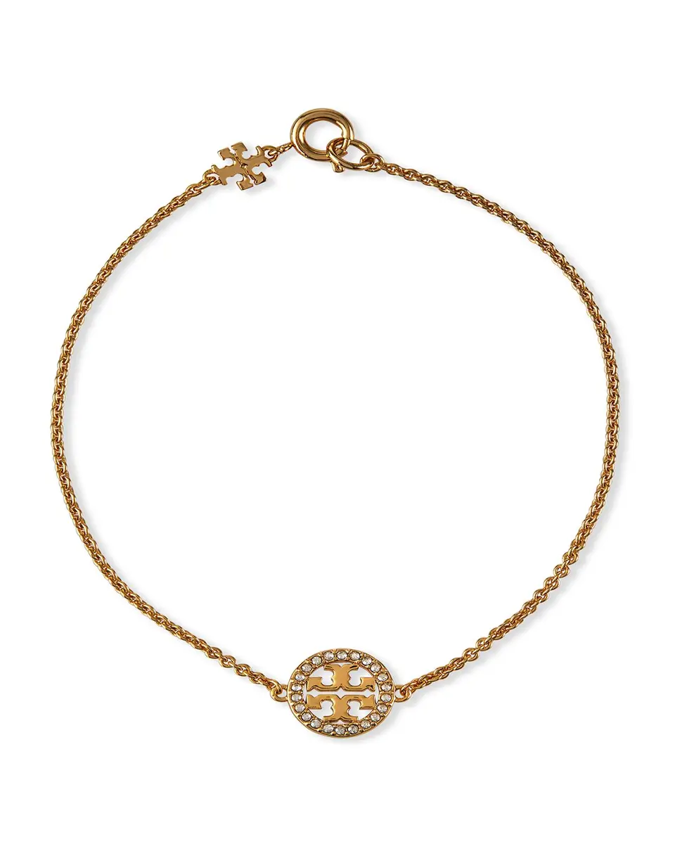 Tory Burch Icon Pavé Chain Bracelet | Thumbnail 3