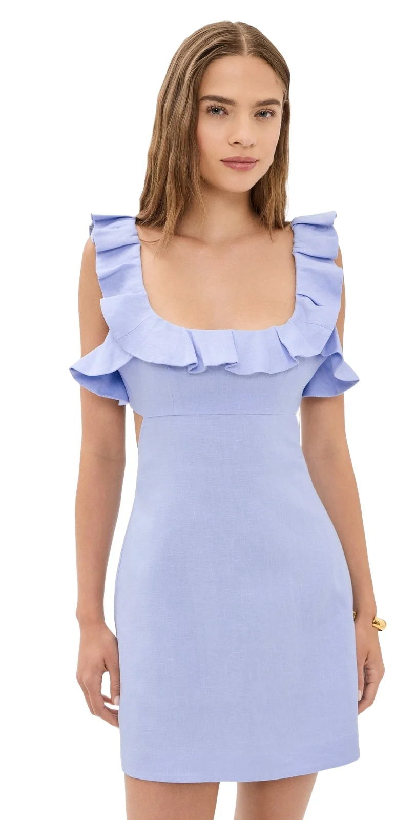 Zimmermann Indra Frilled Mini Dress