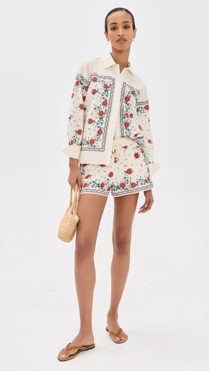 Cami NYC Oslo Silk Cotton Shorts | Thumbnail 5 Cami NYC Oslo Silk Cotton Shorts | Thumbnail 5