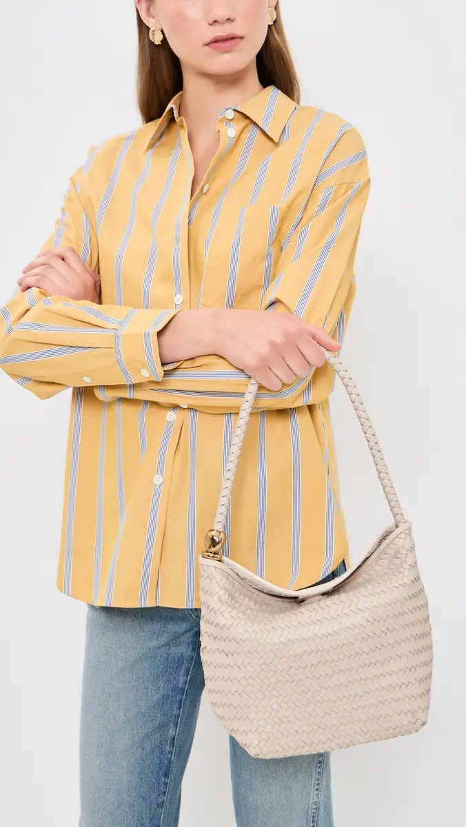 Madewell Handwoven Shoulder Bag with Beads Vintage Muslin | Thumbnail 3 Madewell Handwoven Shoulder Bag with Beads Vintage Muslin | Thumbnail 3