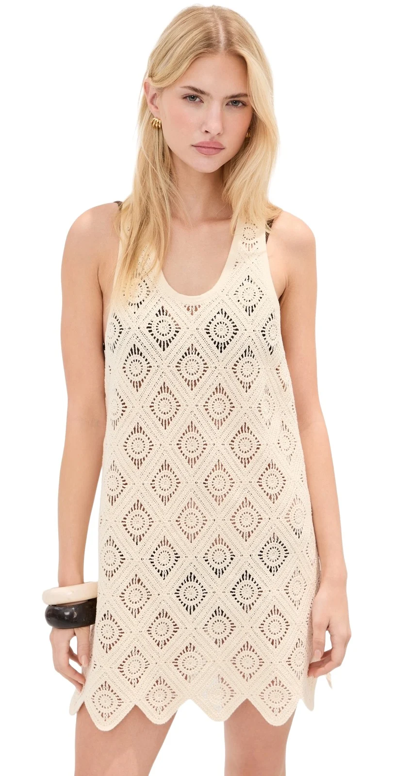 LE BOP Juno Crochet Coverup Dress