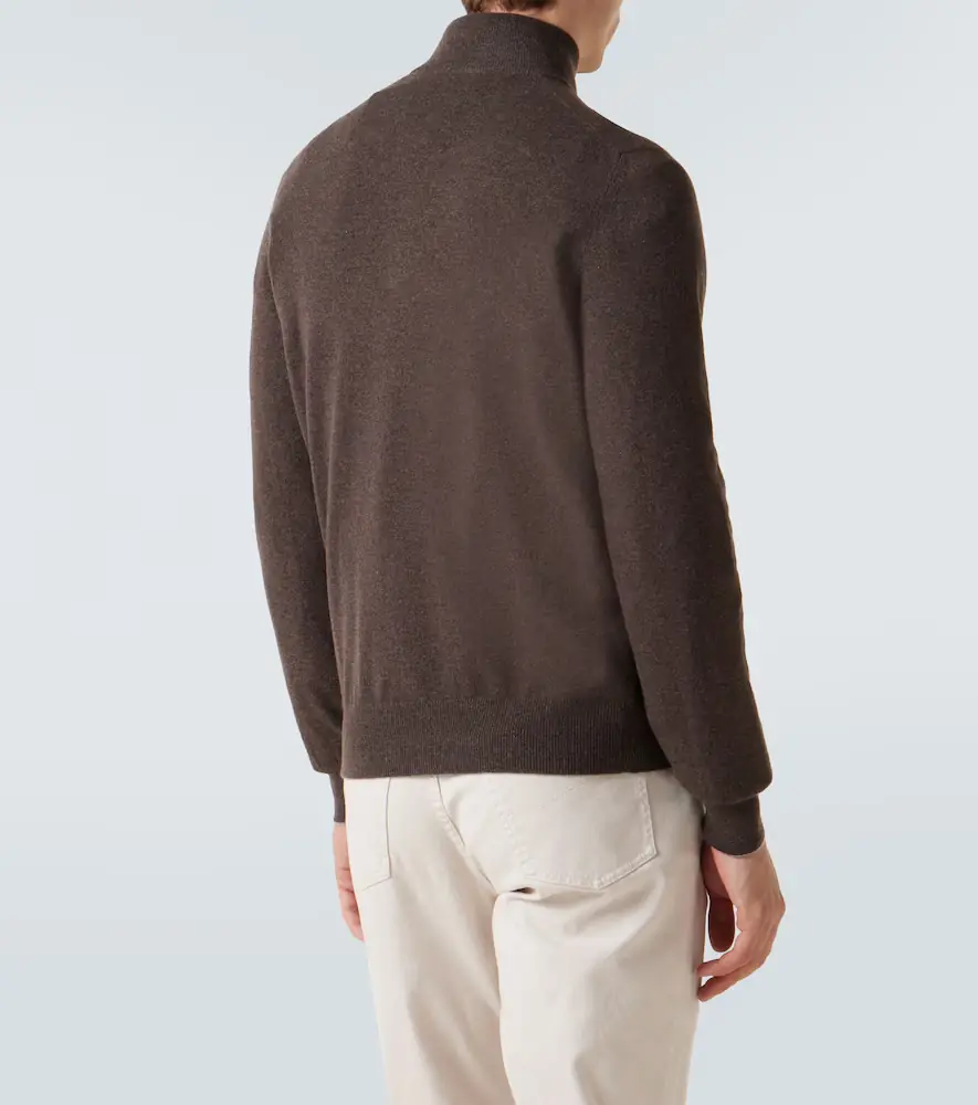 Brunello Cucinelli Cashmere half-zip sweater | Thumbnail 2 Brunello Cucinelli Cashmere half-zip sweater | Thumbnail 2