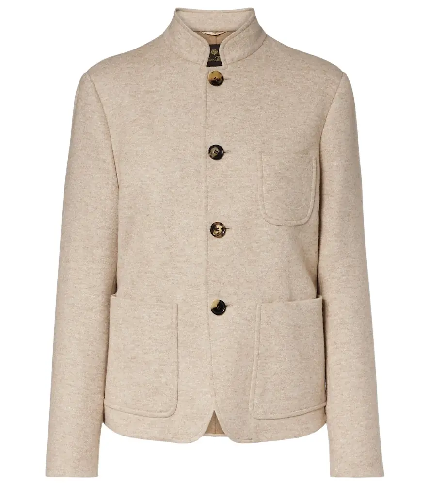 Spagna Mini cashmere-blend jacket Spagna Mini cashmere-blend jacket