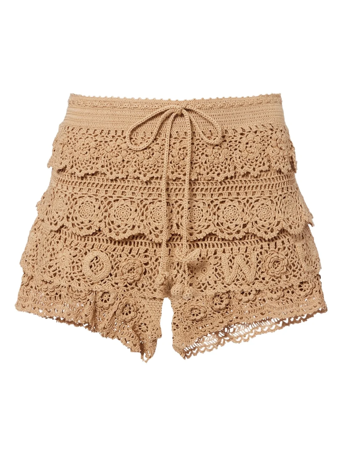 Loewe Paula's Ibiza crochet cotton micro shorts