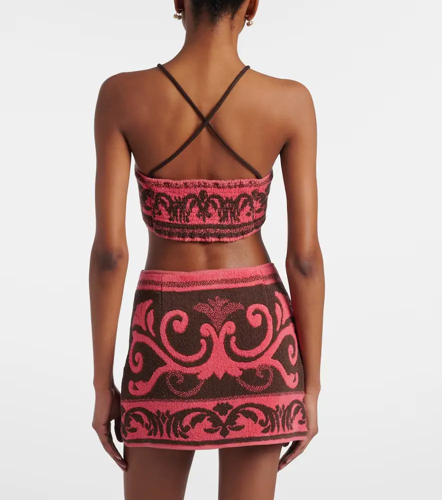 Valentino Garavani Cotton terry jacquard bra top | Thumbnail 5 Valentino Garavani Cotton terry jacquard bra top | Thumbnail 5