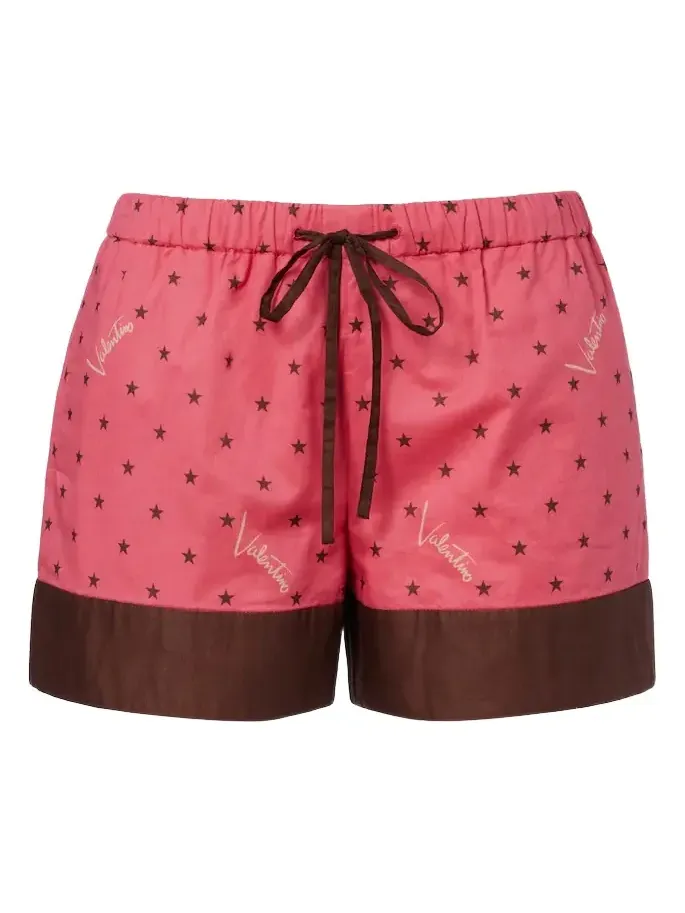 Printed cotton shorts Printed cotton shorts