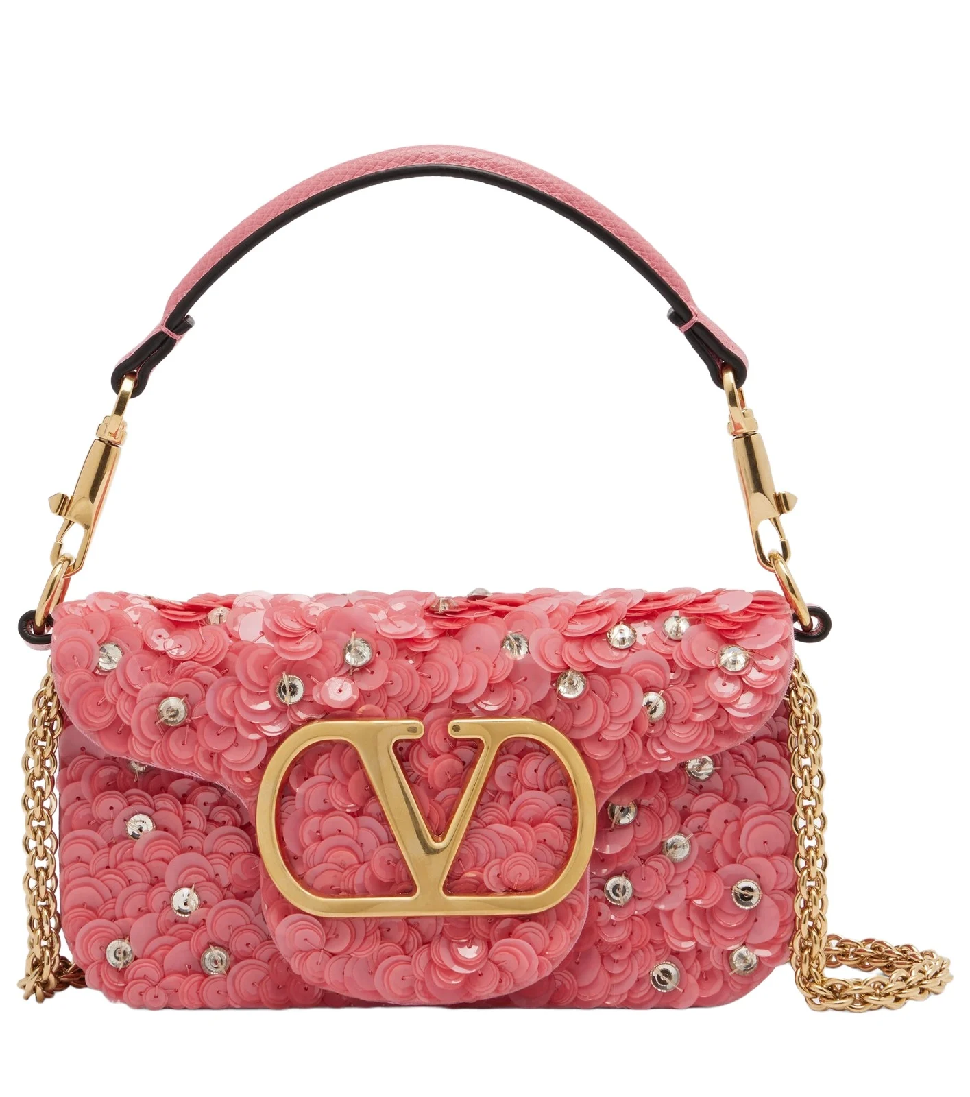 Locò Small sequined shoulder bag