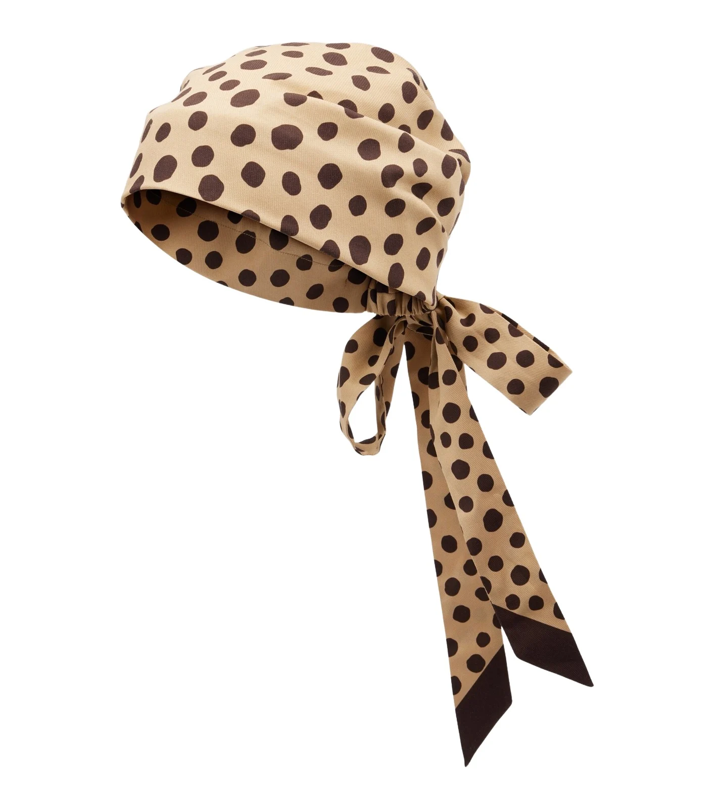 Valentino Garavani Polka-dot cotton and silk head wrap