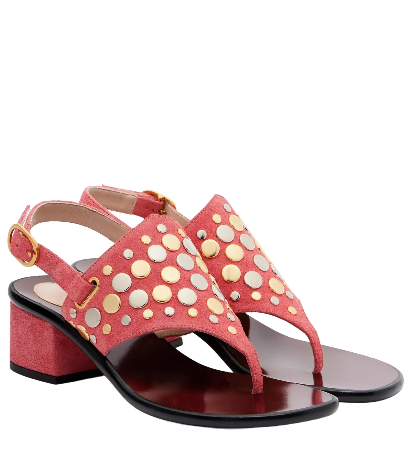 Resort studded suede thong sandals Resort studded suede thong sandals