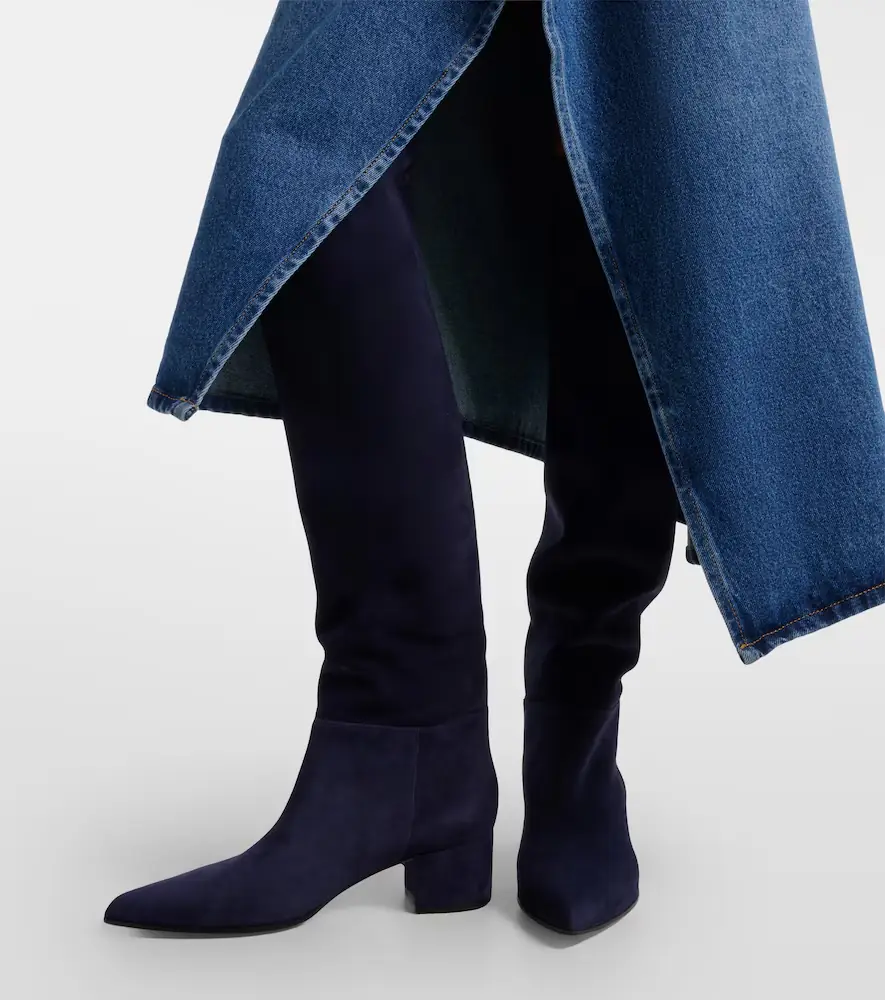 Gianvito Rossi Suede knee-high boots | Thumbnail 5