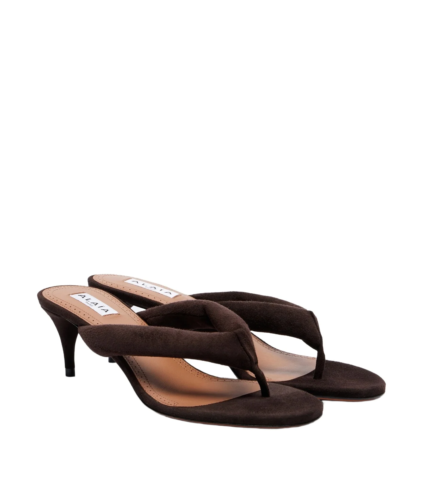 Alaïa Suede thong sandals Alaïa Suede thong sandals