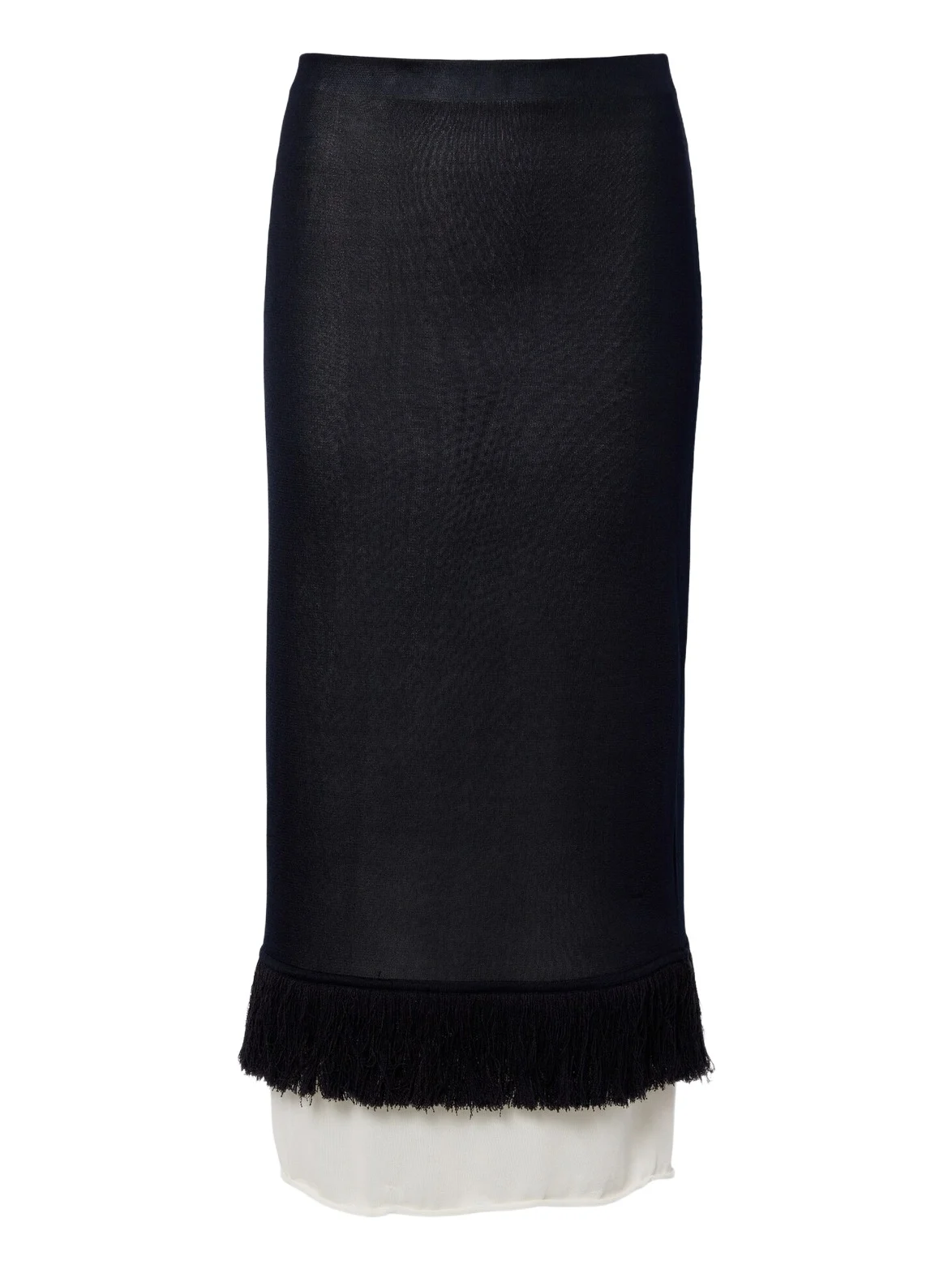 Knitted silk midi skirt Knitted silk midi skirt