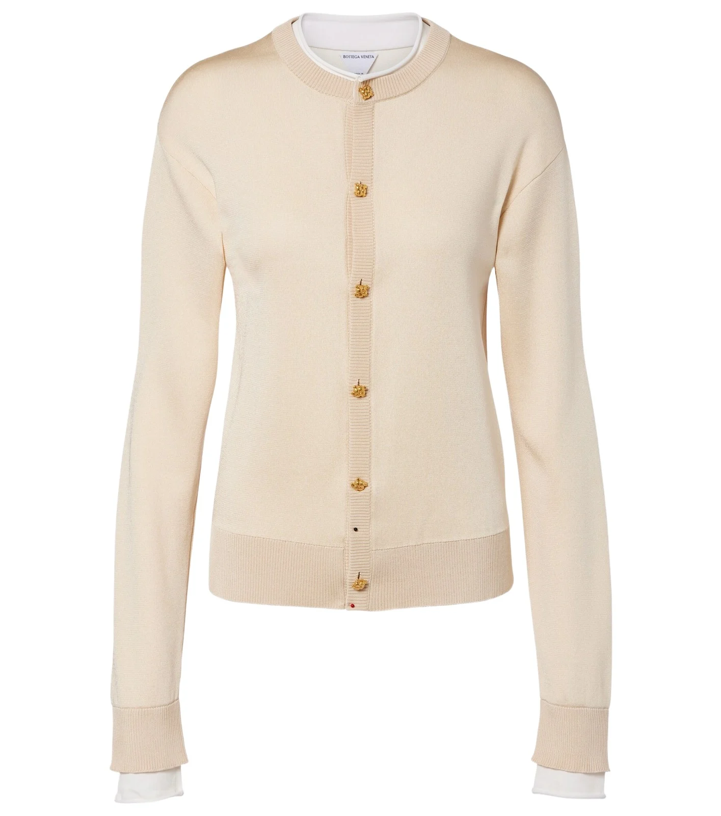 Nodo Quadro layered silk cardigan Nodo Quadro layered silk cardigan